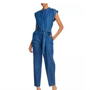 7 for All Mankind blue denim jumpsuit - NWT Size M